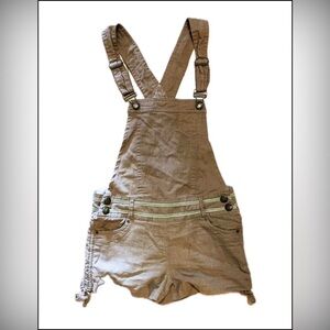 Papaya brown Women's Overall Shorts